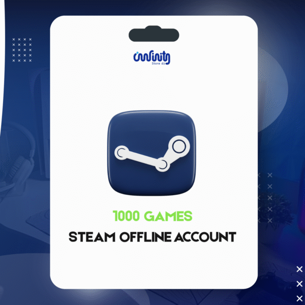 Compte Steam offline 1000+ GAME officiel account full warranty